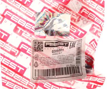 127 р. Гайка колеса М12х1.25х25 конус закрытая ключ 21мм NISSAN X-Trail (T30,T31) FEBEST FEBEST 0285001  с доставкой в г. Кемерово. Увеличить фотографию 3