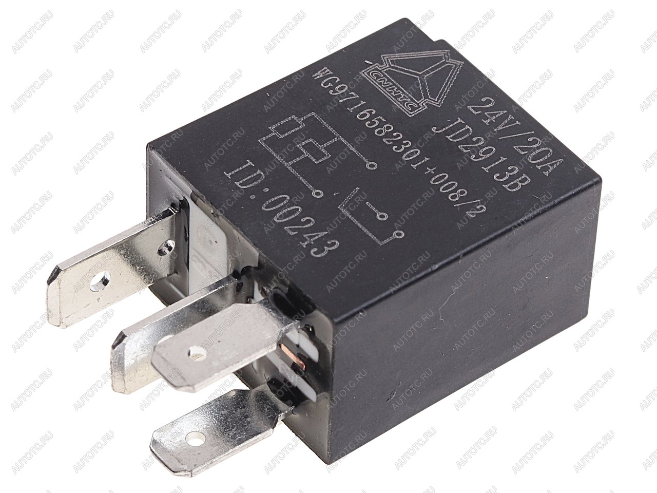 379 р. Реле электромагнитное 24V 4-х контактное (20A) SITRAK HOWO OE SITRAK wg9716582301+0082  с доставкой в г. Кемерово