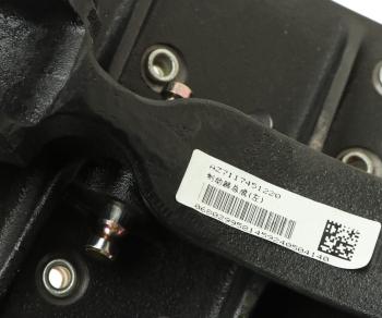 5 649 р. Колодки тормозные SITRAK HOWO задние с накладками (замена на AZ9761451220) (1шт.) OE SITRAK 711-50200-6310  с доставкой в г. Кемерово. Увеличить фотографию 6
