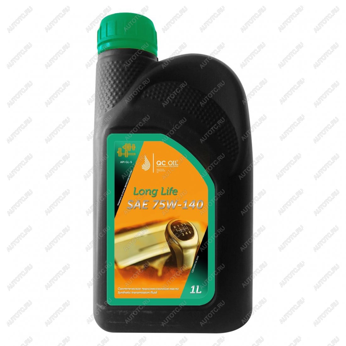 4 299 р. Трансмиссионное масло 75W-140 GL-5 QC OIL Long Life синтетическое плакирующее, канистра 1л QC OIL qcllgl575w140s1  с доставкой в г. Кемерово