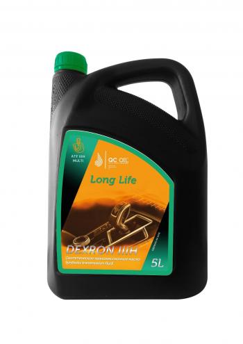 Трансмиссионное масло ATF DEXTRON III H Multi QC OIL Long Life синтетическое плакирующее, канистра 5л QC OIL qcllatfiiihm5
