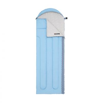 Мешок спальный Naturehike Envelope Down L250, (190+30)х75 см, (правый), (ТК: +9C), голубой  nh21msd07-blu250