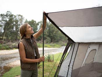34 999 р. Палатка Naturehike Cape 8.3 быстросборная, серая  cnk2350ws014-mbr  с доставкой в г. Кемерово. Увеличить фотографию 7