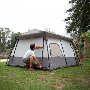34 999 р. Палатка Naturehike Cape 8.3 быстросборная, серая  cnk2350ws014-mbr  с доставкой в г. Кемерово. Увеличить фотографию 4
