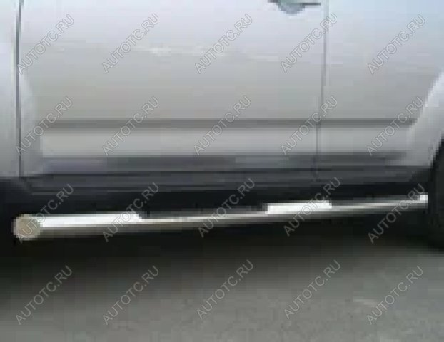 24 549 р. Пороги труба с накладками SLITKOFF  CITROEN C-crosser (2007-2012) (d76 мм)  с доставкой в г. Кемерово