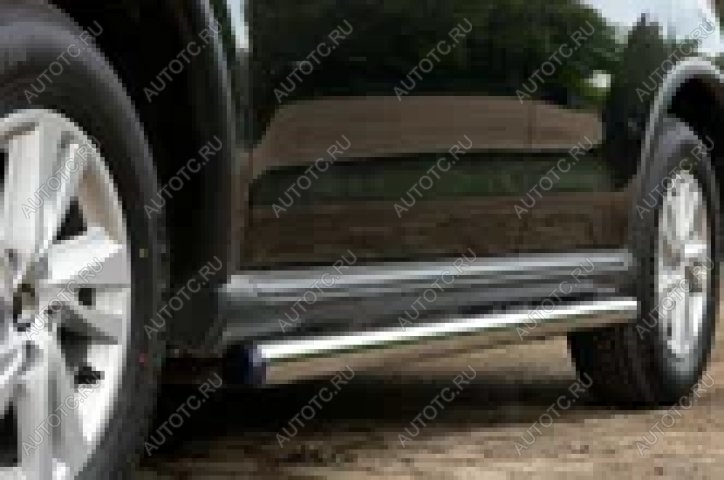 21 649 р. Пороги труба SLITKOFF CITROEN C-crosser (2007-2012) (d76 мм)  с доставкой в г. Кемерово