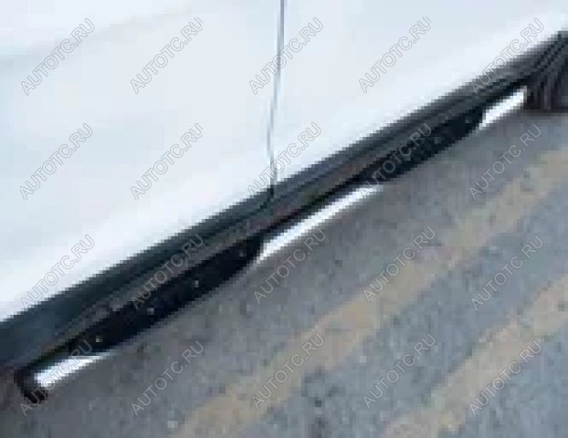 22 549 р. Пороги труба с накладками SLITKOFF CITROEN C-crosser (2007-2012) (d76 мм)  с доставкой в г. Кемерово