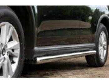 Пороги труба SLITKOFF CITROEN C-crosser (2007-2012)
