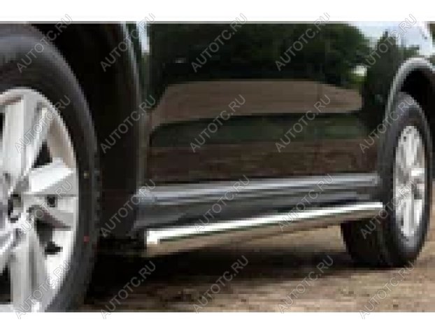 23 799 р. Пороги труба SLITKOFF  CITROEN C-crosser (2007-2012) (d76 мм)  с доставкой в г. Кемерово