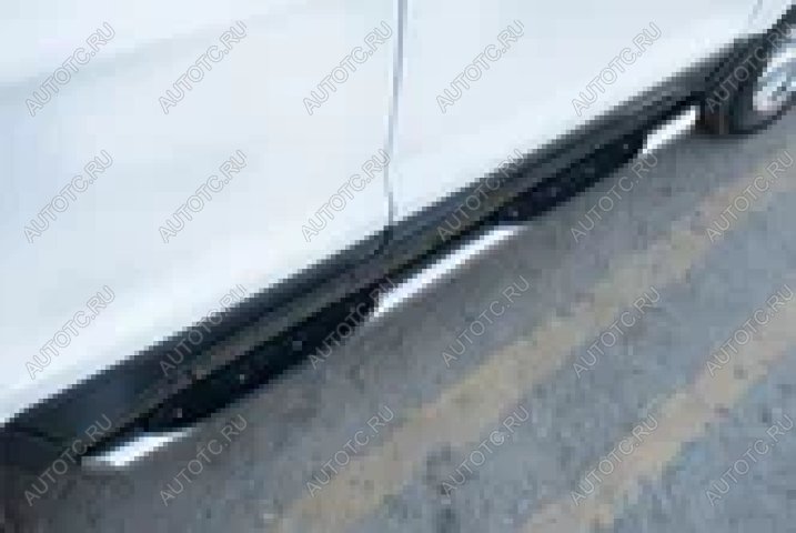 26 999 р. Пороги труба с накладками SLITKOFF  Ford EcoSport (2013-2019) дорестайлинг (d76 мм)  с доставкой в г. Кемерово
