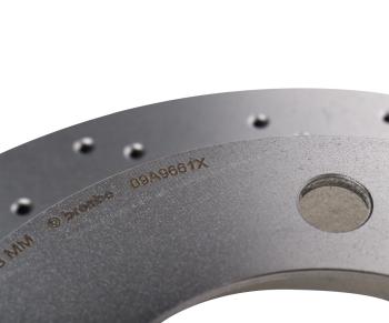 14 299 р. Диск тормозной TOYOTA Land Cruiser (J200) (08-15) LEXUS LX570 передний (1шт.) BREMBO BREMBO 09.a966.1x  с доставкой в г. Кемерово. Увеличить фотографию 4