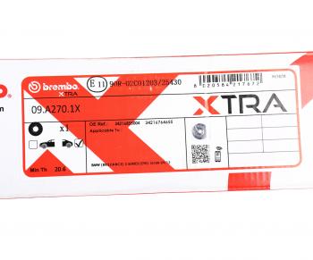 10 349 р. Диск тормозной BMW 3 (E90,E91,E92,E93) задний вентилируемый (1шт.) BREMBO BREMBO 09a2701x  с доставкой в г. Кемерово. Увеличить фотографию 6