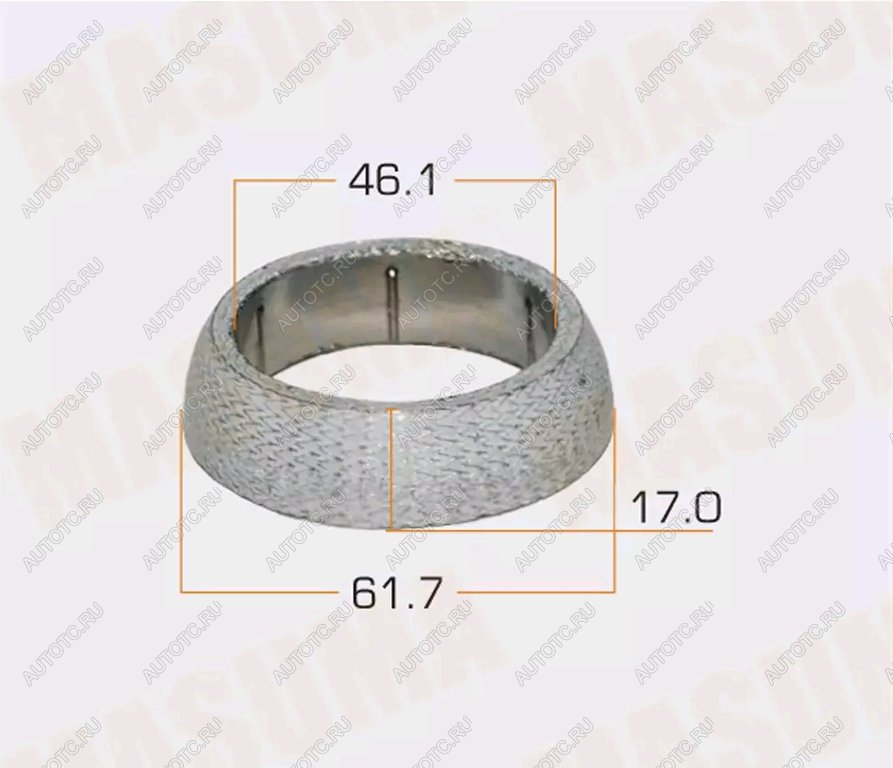 489 р. Прокладка SUZUKI Ignus (03-07) (1.31.5) Wagon (03-07) (1.3) выхлопной системы (кольцо) MASUMA MASUMA mos-202  с доставкой в г. Кемерово