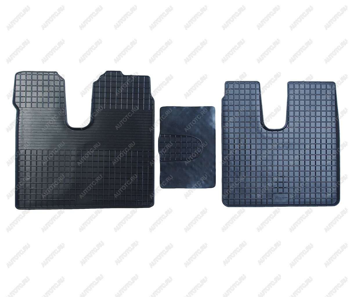 3 199 р. Коврик салона MAN TGA XXL (00-),TGX (02-) резиновый комплект (3 предм.) SEINTEX SEINTEX 00728  с доставкой в г. Кемерово