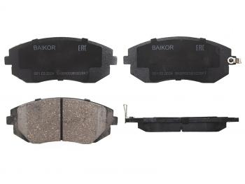 Колодки тормозные перед SUBARU IMPREZA GR 07- FORESTER SH 07- BAIKOR BKBR0038