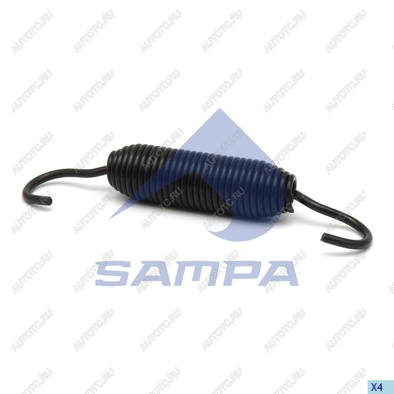 84 р. Пружина MERITOR трещотки возвратная короткая (145х22.5х2.65мм) SAMPA SAMPA 117.001  с доставкой в г. Кемерово