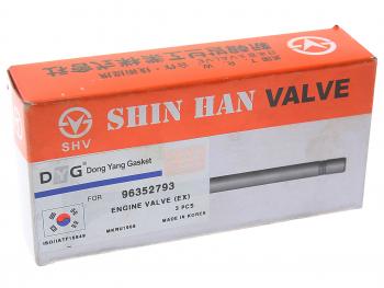 265 р. Клапан выпускной CHEVROLET Aveo (03-) (1.2) (1шт.) SHINHAN SHIN HAN 96352793  с доставкой в г. Кемерово. Увеличить фотографию 3