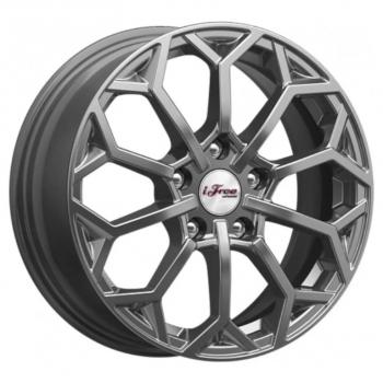 8 199 р. Диск колесный литой MITSUBISHI Outlander R16 КС-1000 Спейс-Нидл Блэк Джек K&K ifree 5х114,3 ет38 d-67,1  с доставкой в г. Кемерово. Увеличить фотографию 1