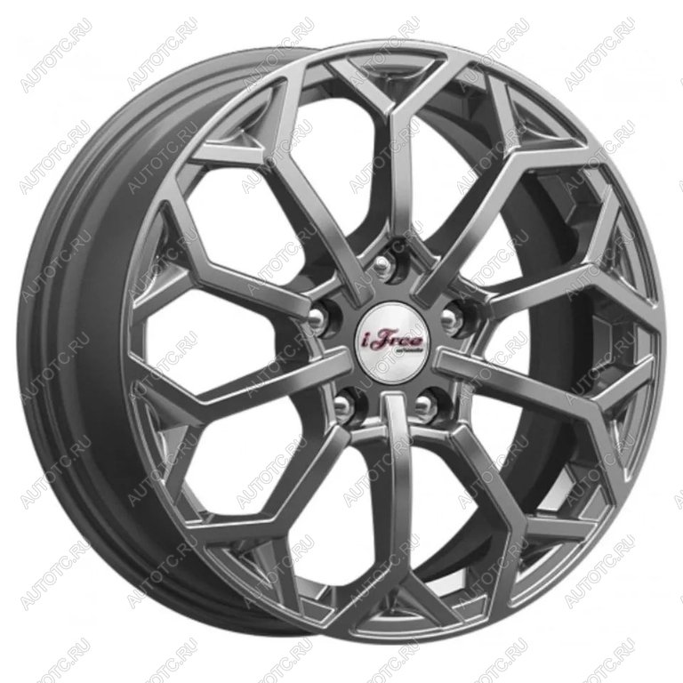 8 199 р. Диск колесный литой MITSUBISHI Outlander R16 КС-1000 Спейс-Нидл Блэк Джек K&K ifree 5х114,3 ет38 d-67,1  с доставкой в г. Кемерово