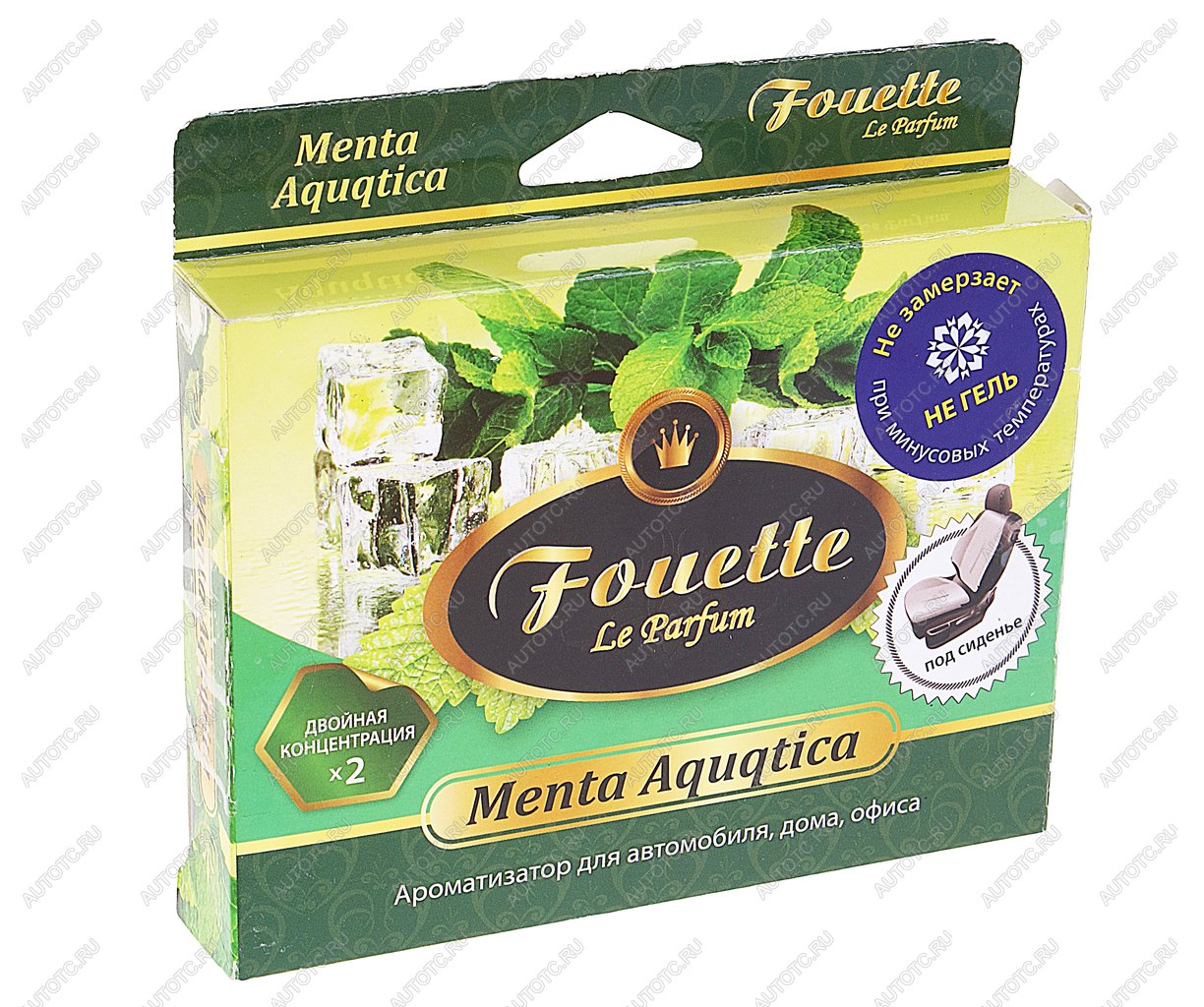 216 р. Ароматизатор под сиденье пенный (мята) 200г FOUETTE FOUETTE f-20  с доставкой в г. Кемерово