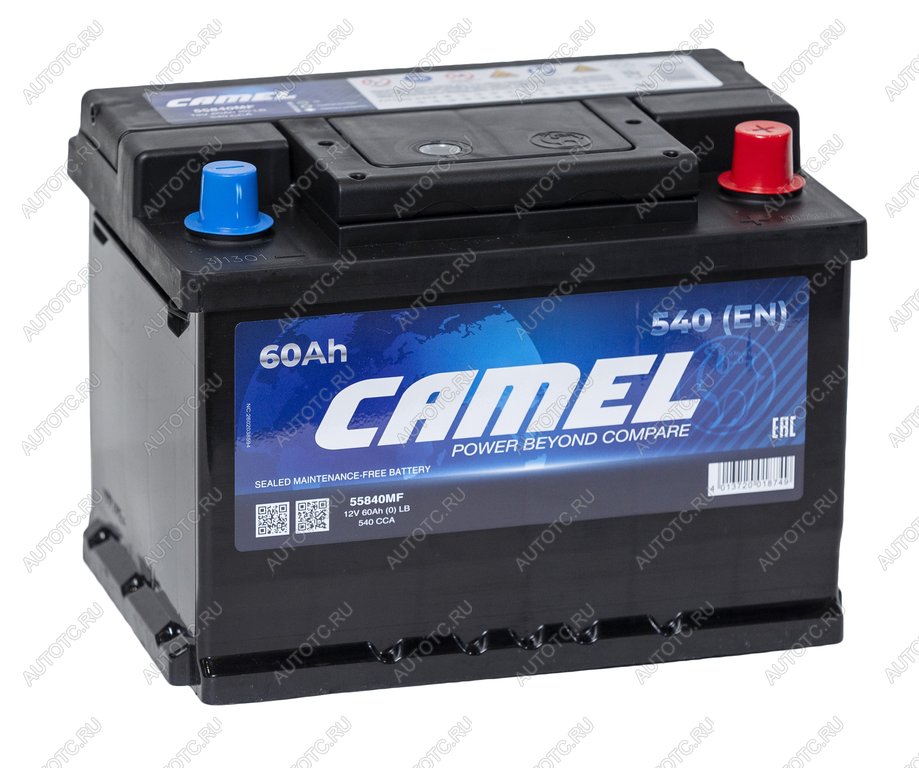 7 749 р. Аккумулятор CAMEL 60Ач обратная полярность, низкий CAMEL 6ст60(0) lb2  с доставкой в г. Кемерово