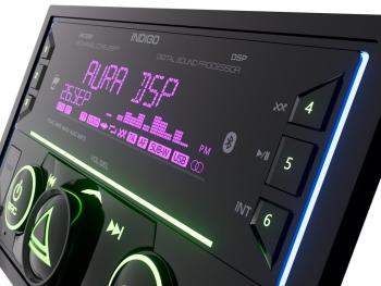 10 249 р. Магнитола автомобильная 2DIN AURA AURA indigo-847dsp  с доставкой в г. Кемерово. Увеличить фотографию 3