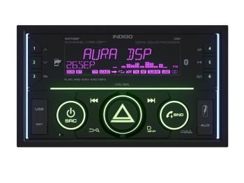10 249 р. Магнитола автомобильная 2DIN AURA AURA indigo-847dsp  с доставкой в г. Кемерово. Увеличить фотографию 2