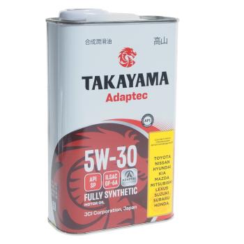 859 р. Масло моторное Adaptec SPGF-6A 5W30 синт.1л TAKAYAMA TAKAYAMA 6056130  с доставкой в г. Кемерово. Увеличить фотографию 1