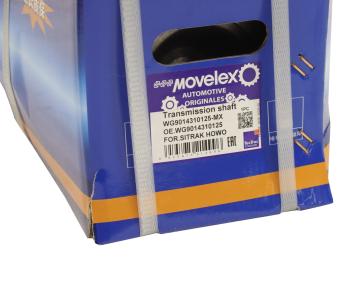 12 499 р. Вал карданный SITRAK HOWO межосевой L=665 MOVELEX MOVELEX wg9014310125-mx  с доставкой в г. Кемерово. Увеличить фотографию 5
