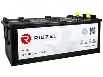 19 299 р. Аккумулятор RIDZEL 190Ач обратная полярность RIDZEL 6ст190(3) ab190.3  с доставкой в г. Кемерово. Увеличить фотографию 1