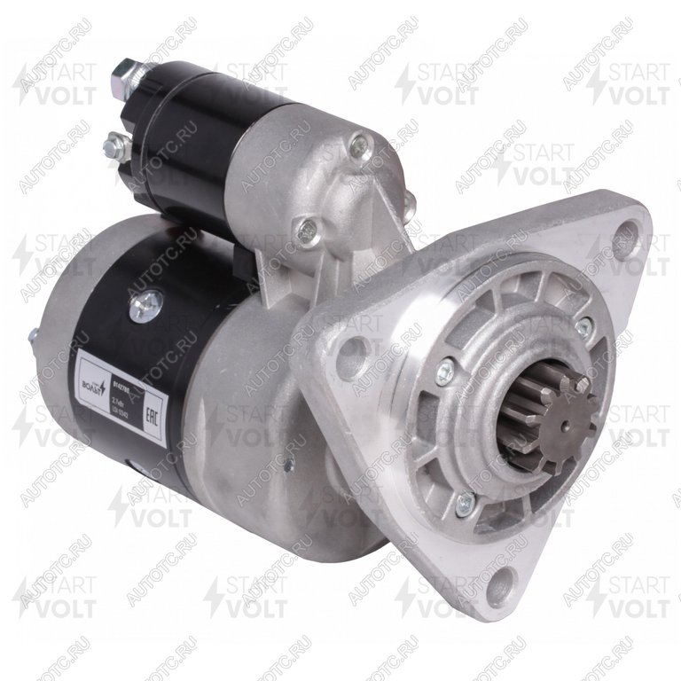 11 499 р. Стартер МТЗ-80,82,ГАЗ,ПАЗ дв.ММЗ-Д240,245,260 12В 2.7кВт STARTVOLT STARTVOLT lst0342  с доставкой в г. Кемерово