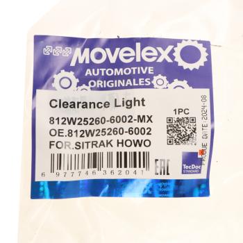 1 499 р. Фонарь габаритный SITRAK HOWO правый передний MOVELEX MOVELEX 812w252606002-mx  с доставкой в г. Кемерово. Увеличить фотографию 5