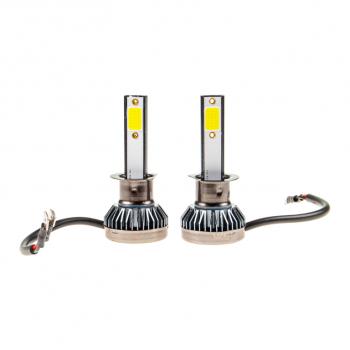 619 р. Лампа светодиодная 1224V H1 18W с радиатором (2шт.) LED 2 COB MisMINI MISTAR mis-mini-h1  с доставкой в г. Кемерово. Увеличить фотографию 1
