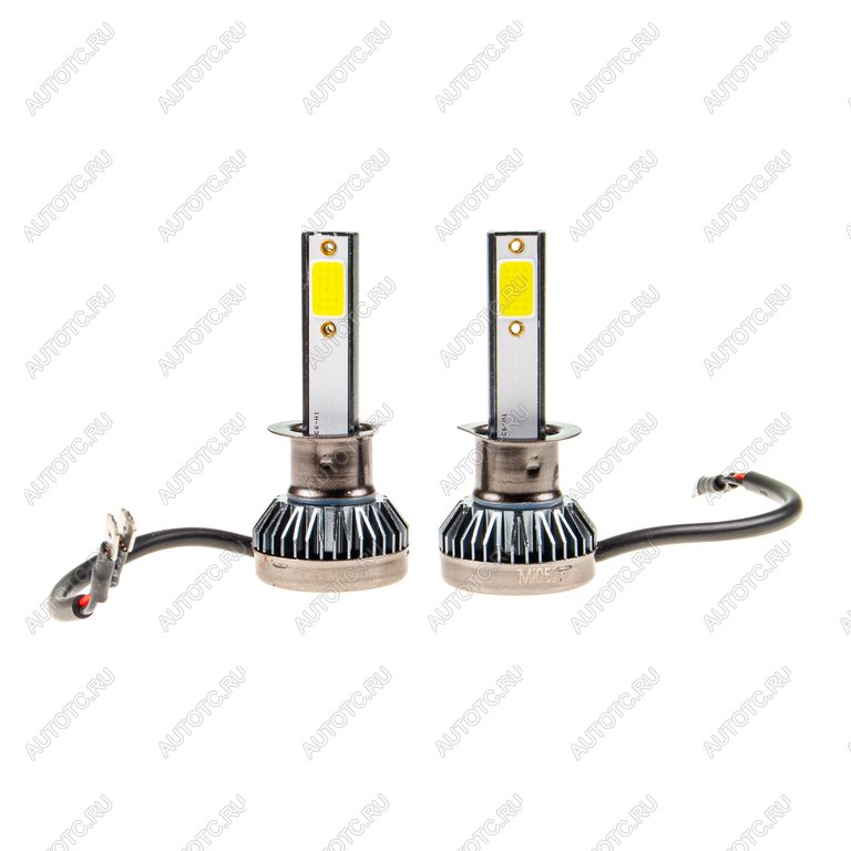619 р. Лампа светодиодная 1224V H1 18W с радиатором (2шт.) LED 2 COB MisMINI MISTAR mis-mini-h1  с доставкой в г. Кемерово