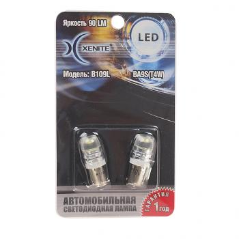 287 р. Лампа светодиодная 12V T4W BA9s блистер (2шт.) XENITE XENITE 1009354  с доставкой в г. Кемерово. Увеличить фотографию 1