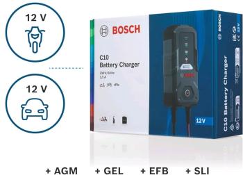 7 399 р. Устройство зарядное 12V 3.5A 120Ач 220V С10 BOSCH BOSCH 0189911010  с доставкой в г. Кемерово. Увеличить фотографию 2