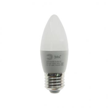 71 р. Лампа светодиодная E27 B35 7W (70W) 220V холодный ЭРА ЭРА led-smd-b35-7w-840-e27  с доставкой в г. Кемерово. Увеличить фотографию 1