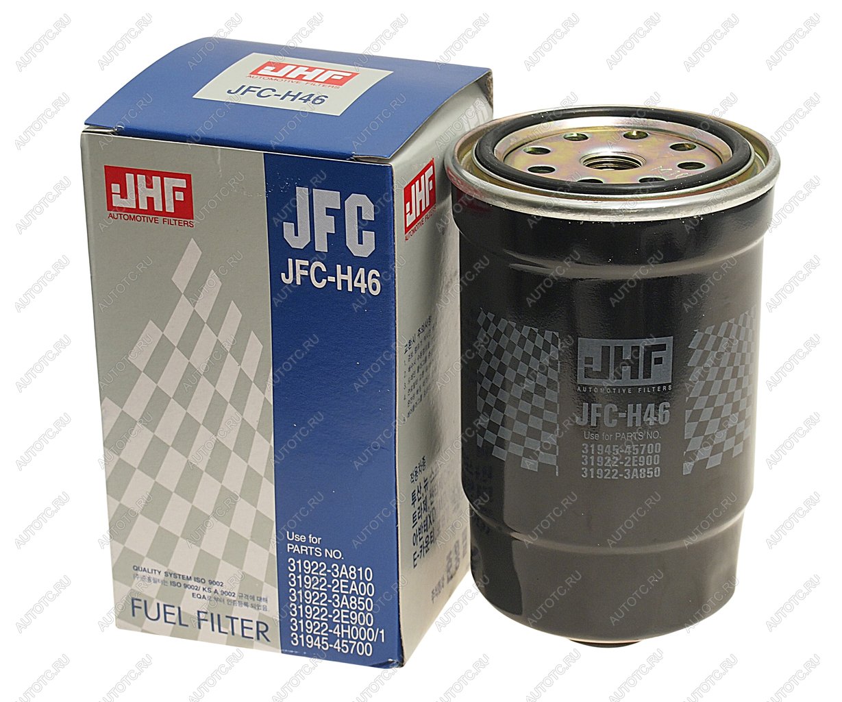 1 499 р. Фильтр топливный HYUNDAI HD65,78,County дв.D4DD ЕВРО-3 (под датчик) (JFC-H46) JHF JHF 31945-45700  с доставкой в г. Кемерово