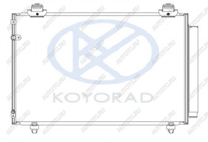 4 899 р. COROLLA VERSO 04- КОНДЕНСАТОР КОНДИЦ (KOYO) BodyParts tycve04-930  с доставкой в г. Кемерово