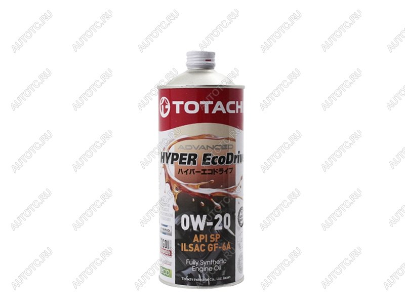 1 399 р. TOTACHI HYPER Ecodrive Fully Synthetic SPRCGF-6A 0W-20 1л TOTACHI E0101  с доставкой в г. Кемерово