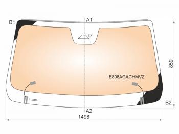 28 949 р. Стекло лобовое (Обогрев полный Камера Датчик дождя Молдинг) Geely Monjaro 22- FUYAO E808AGACHMVZ  с доставкой в г. Кемерово. Увеличить фотографию 1