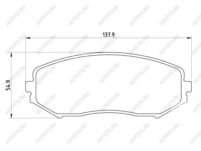 2 799 р. Колодки тормозные перед SUZUKI GRAND VITARA 05- BREMBO P 79 018  с доставкой в г. Кемерово