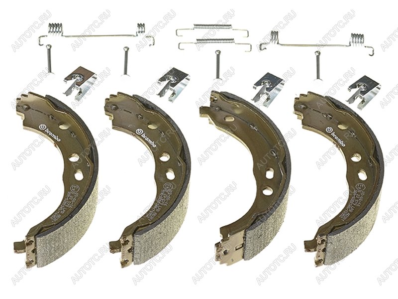 4 099 р. Колодки ручного тормоза FIAT DUCATO 06-PEUGEOT BOXER 06-CITROEN JUMPER III 06- BREMBO S23579  с доставкой в г. Кемерово