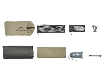 17 549 р. Палатка Naturehike Cloud Up Pro Si 2-местная, алюминиевый каркас, хаки  cnk2350ws020-s2  с доставкой в г. Кемерово. Увеличить фотографию 6