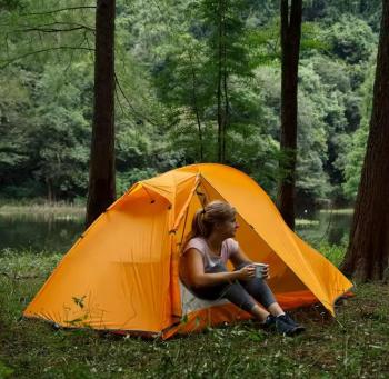 13 249 р. Палатка Naturehike Cycling Si 1-местная, алюминиевый каркас, сверхлегкая, янтарная  nh18a095-d-aye  с доставкой в г. Кемерово. Увеличить фотографию 7