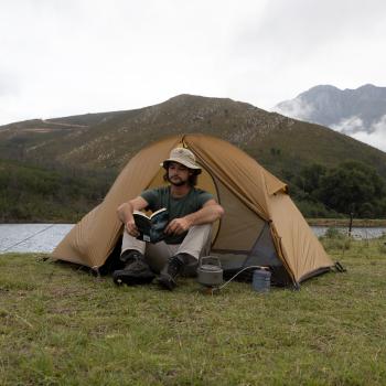 13 249 р. Палатка Naturehike Cycling Si 1-местная, алюминиевый каркас, сверхлегкая, янтарная  nh18a095-d-aye  с доставкой в г. Кемерово. Увеличить фотографию 2