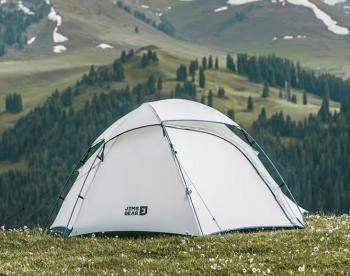 29 699 р. Палатка Naturehike Jims Gear Si 1-местная, алюминиевый каркас, сверхлегкая, белая  cnk2350ws011-sw1  с доставкой в г. Кемерово. Увеличить фотографию 2