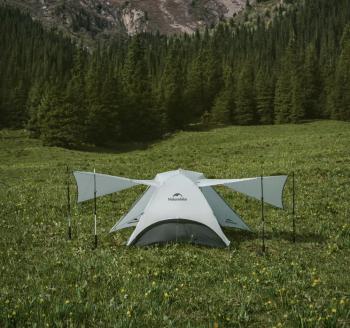 27 999 р. Палатка Naturehike Star River UL Si 2-местная, алюминиевый каркас, серая  cnk2450ws022-s2  с доставкой в г. Кемерово. Увеличить фотографию 4