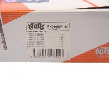 5 449 р. Колодки тормозные MERCEDES C (W204,S204),E (W212,S212,A207) передние (4шт.) NIBK NIBK pn0395w NIBK pn0395w  с доставкой в г. Кемерово. Увеличить фотографию 3