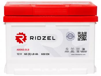 7 499 р. Аккумулятор RIDZEL 60Ач обратная полярность, низкий RIDZEL 6ст60(0) ab060.0lb  с доставкой в г. Кемерово. Увеличить фотографию 1
